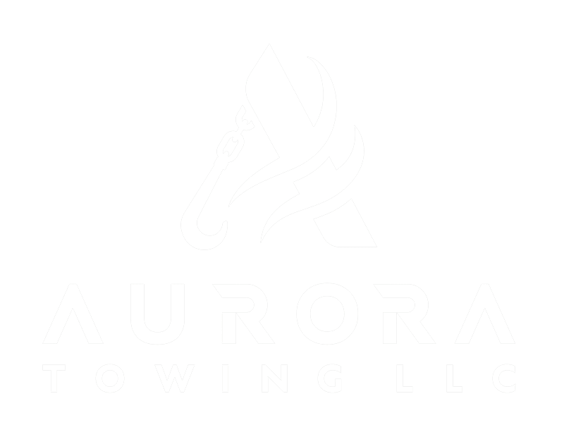 Aurora Towing Logo White